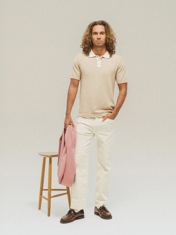 Mos mosh G Francesco Polo Knit dune