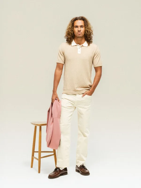 Mos mosh G Francesco Polo Knit dune