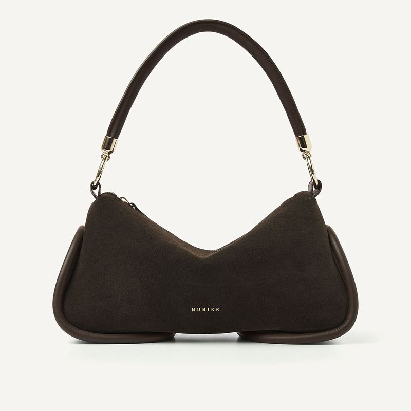 Nubikk Bibi Bag Donkerbruine Tas voor Dames