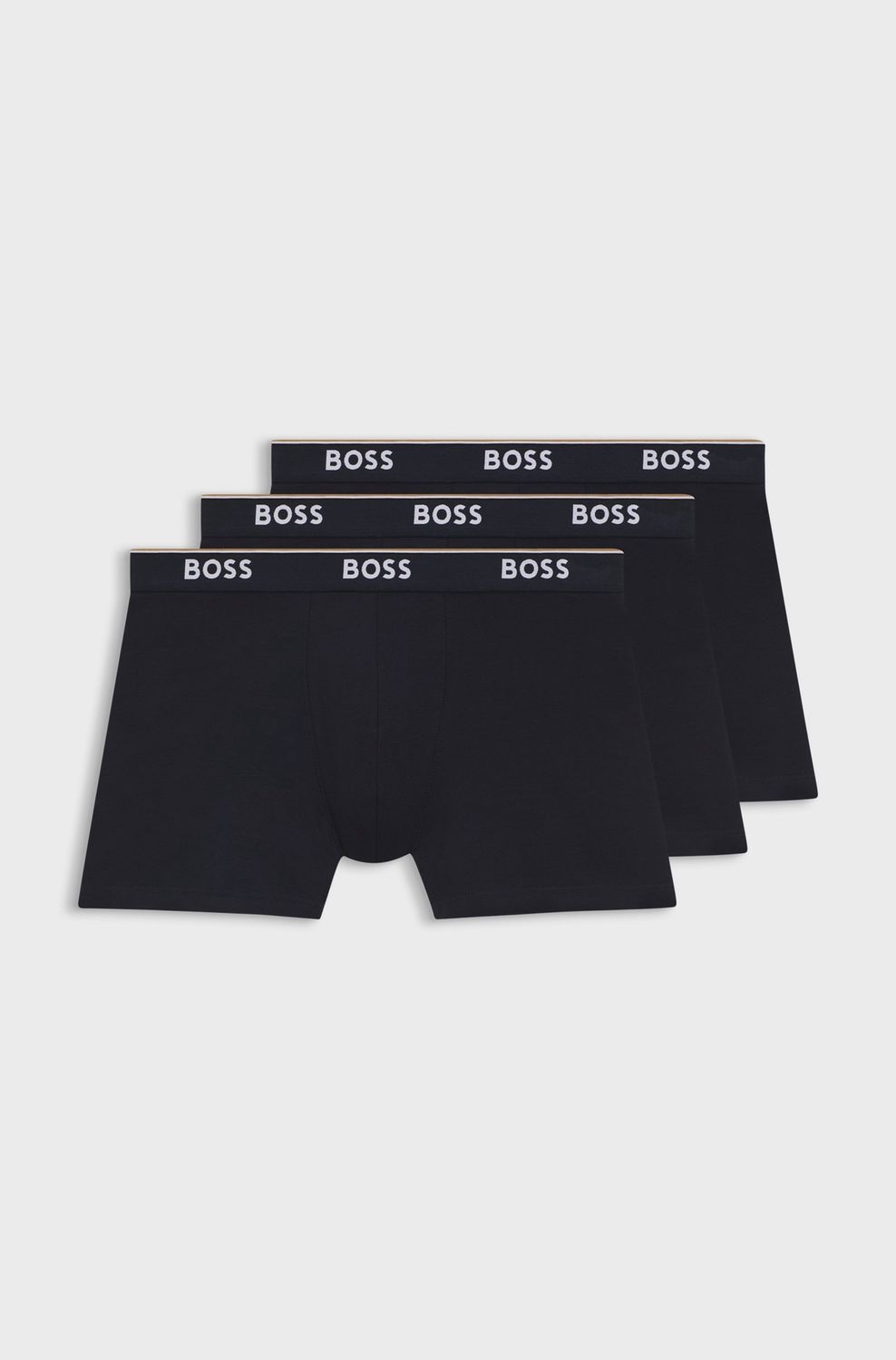 Hugo boss Set van drie boxershorts van stretchkatoen donkerblauw