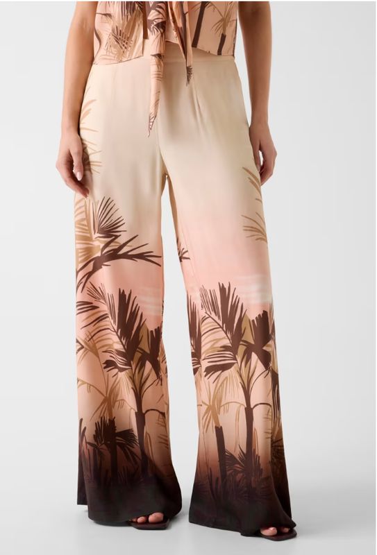 Guess Geprinte wijde broek