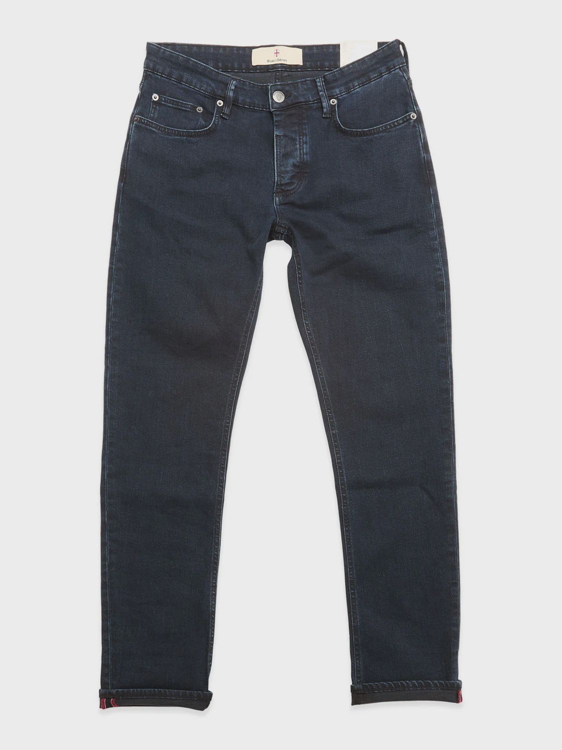 Blue de Gênes BGvinci Black OD Jeans Blue Black Denim