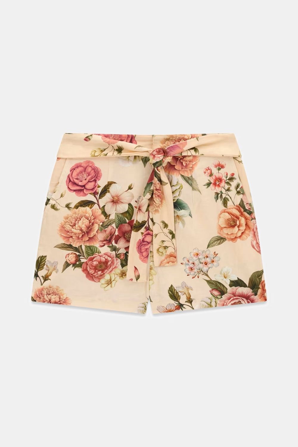 Guess Linnenmix geprinte shorts