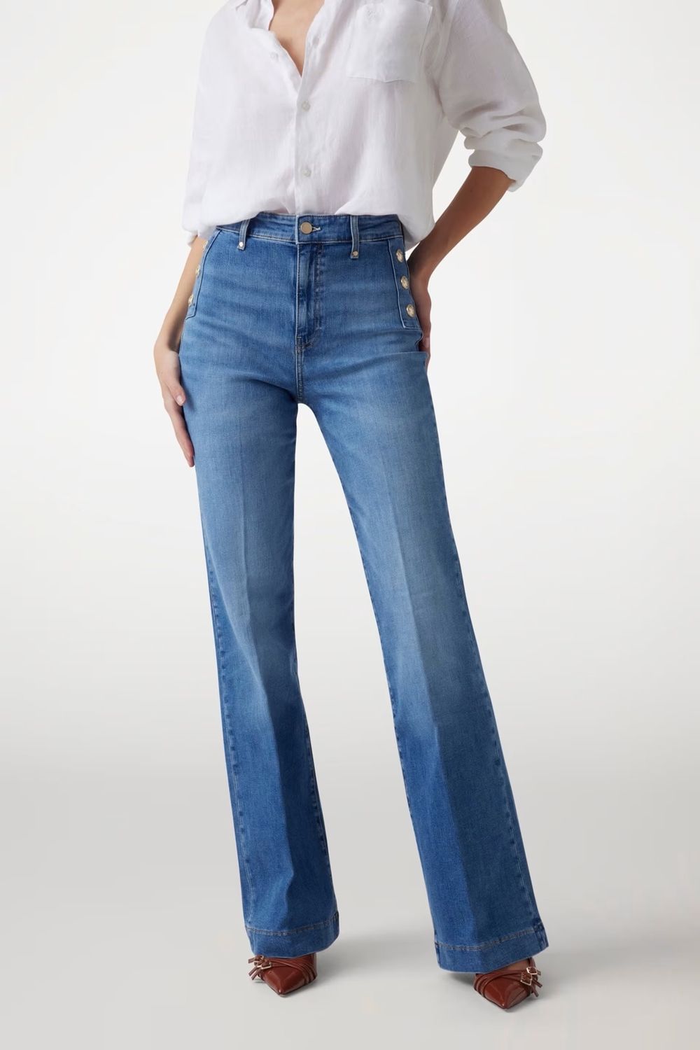 Guess New Faye chinobroek van denim