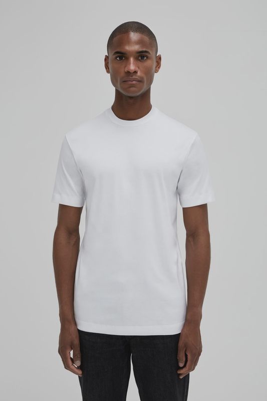 Valenza Interlock Supima T-Shirt | Wit