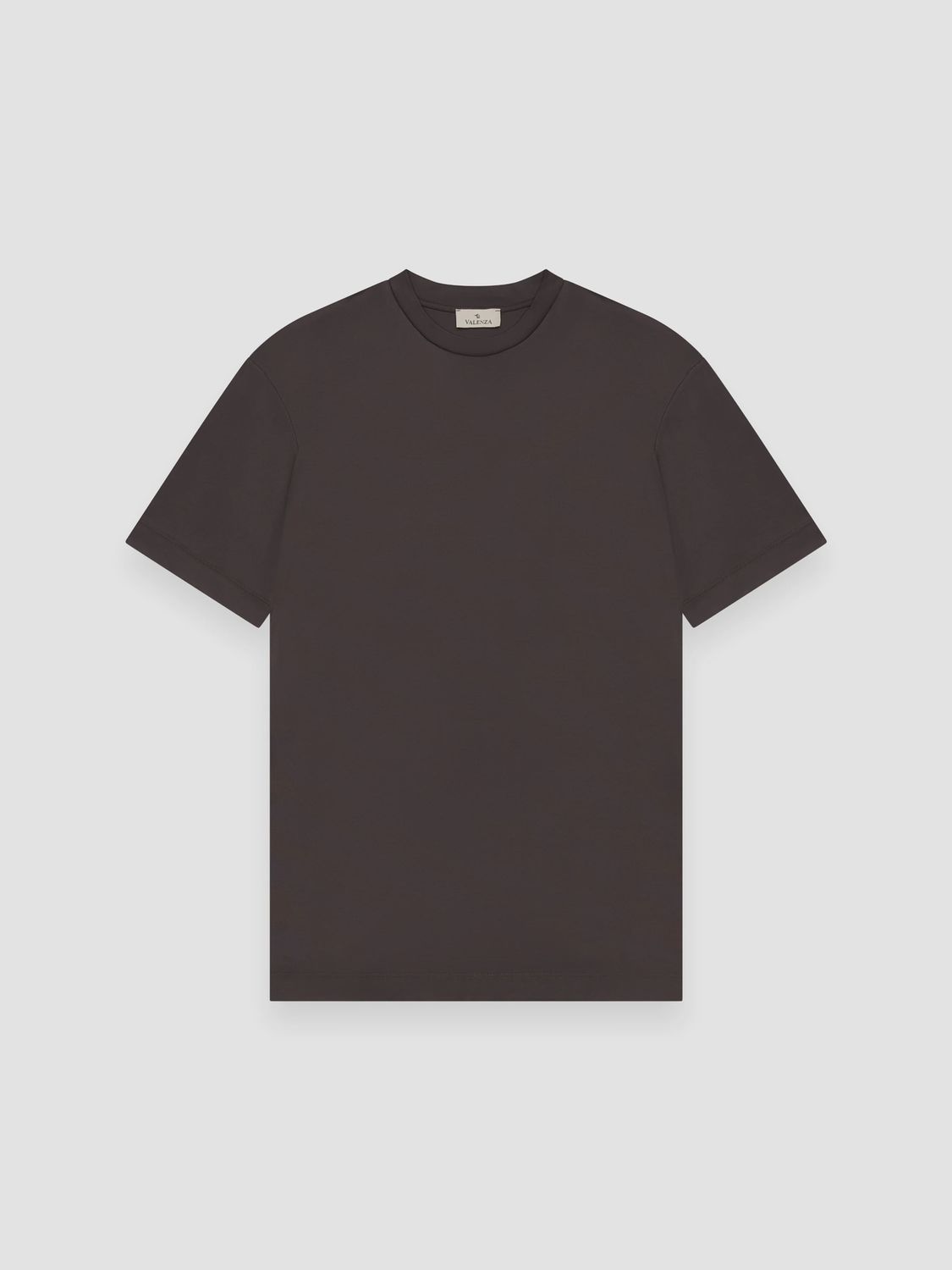 Valenza Interlock Supima T-Shirt | Asphalt
