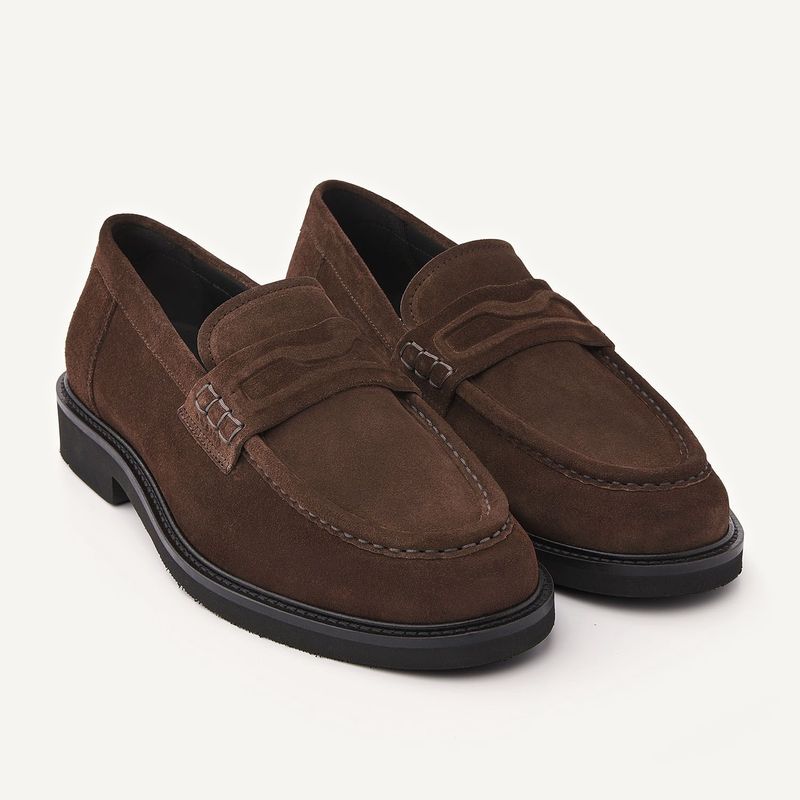 Nubikk Jones Gatsby Donkerbruine Loafer voor Heren