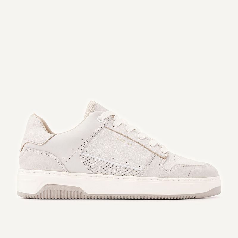 Nubikk Basket Courtside Witte Grijze Sneakers voor Heren