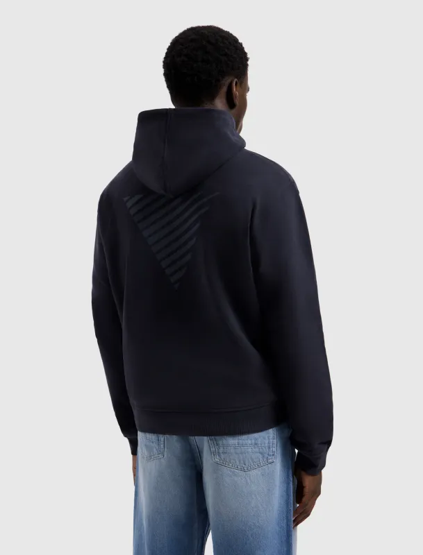 Pure path Essential Triangle Hoodie blauw