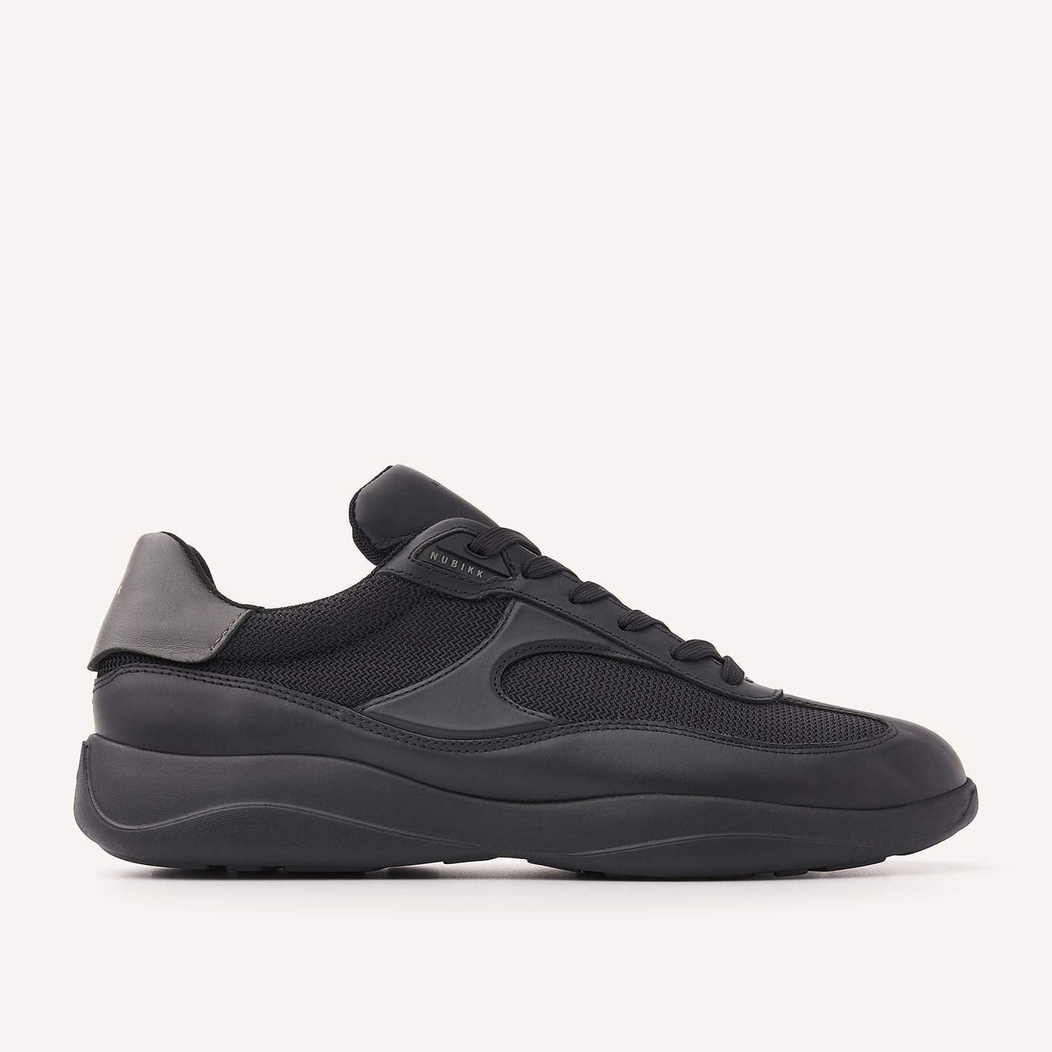 Nubikk Denzel Dane Zwarte Leren Sneakers voor Heren