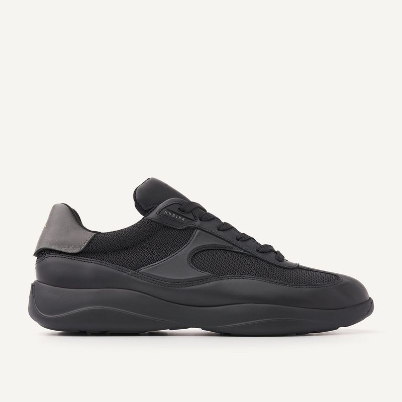 Nubikk Denzel Dane Zwarte Leren Sneakers voor Heren