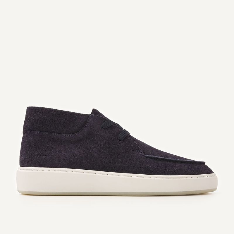 Nubikk Jiro Gio II Blauwe Suède Loafer voor Heren