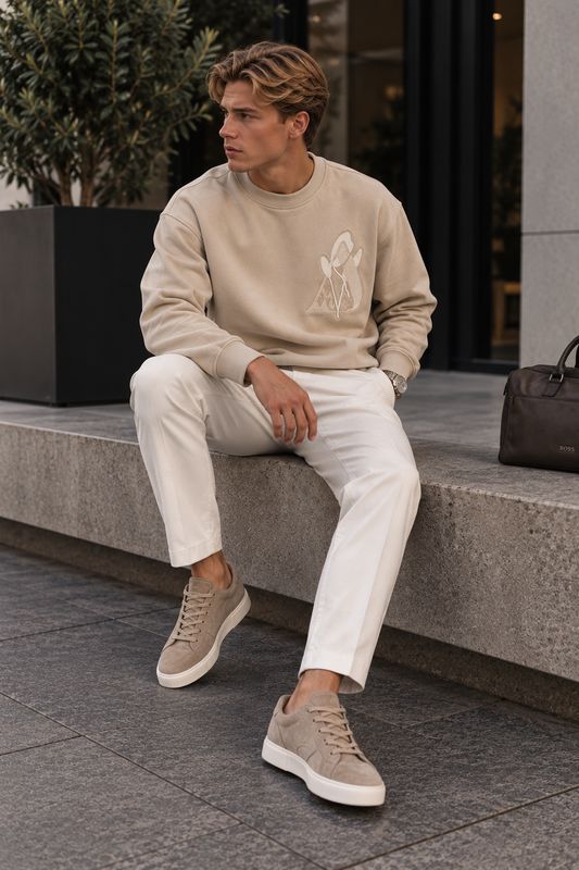 Aeden phase sweater beige