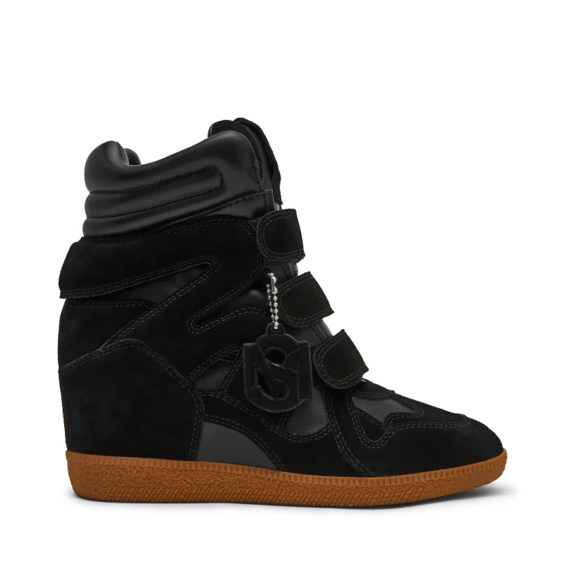 Steve Madden Mavis Sneaker Black Suede
