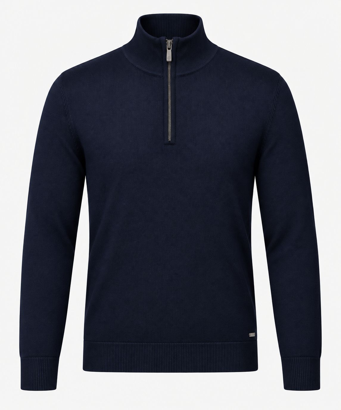 Markup Italiaanse Rits Trui –  Navy