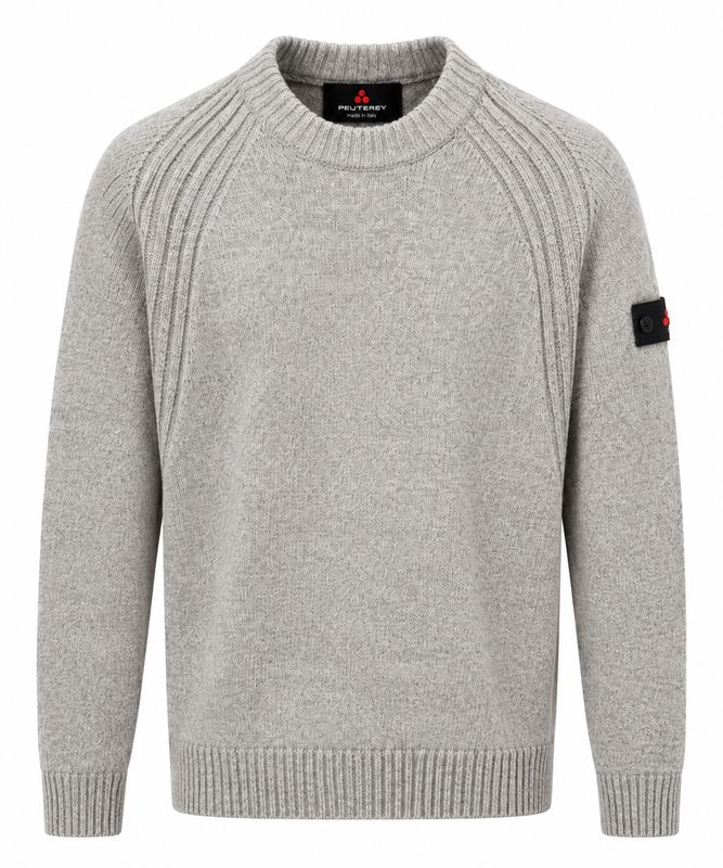 PEUTEREY ITOKAWA GRS – Mouliné Wool Blend Knit Sweater