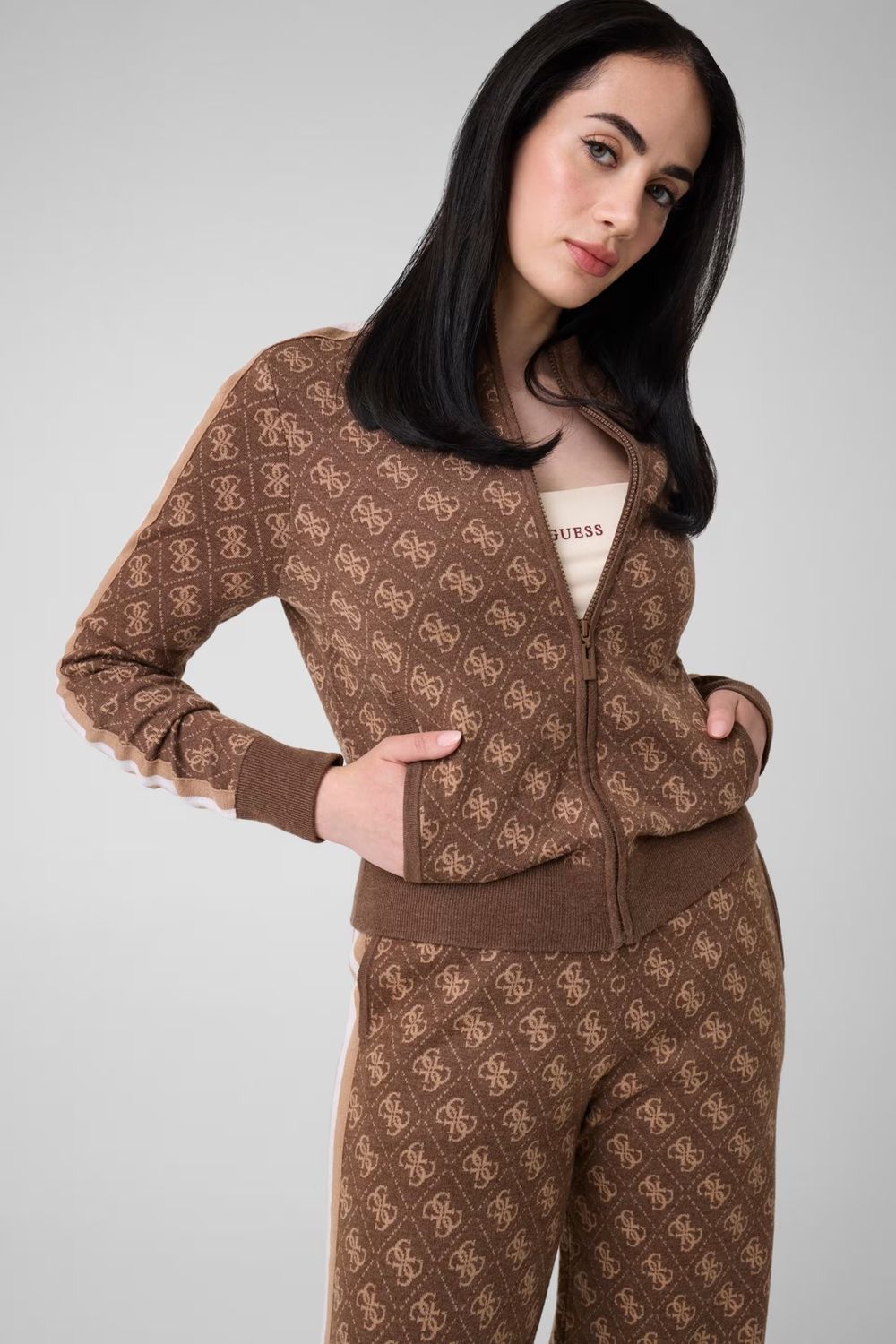 Guess Trui met bedrukt logo