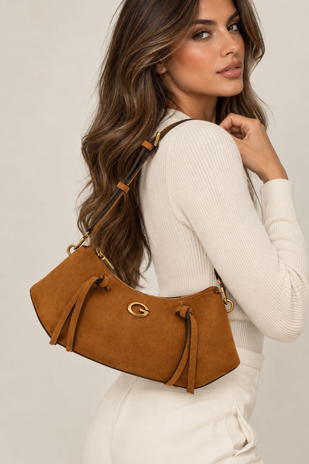 Guess  Allegra suède schoudertas