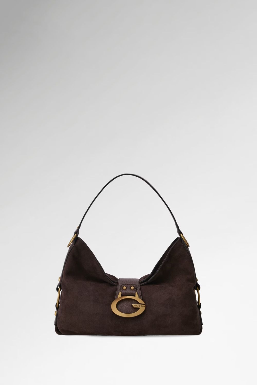 Guess Camden Grote Schoudertas bruin