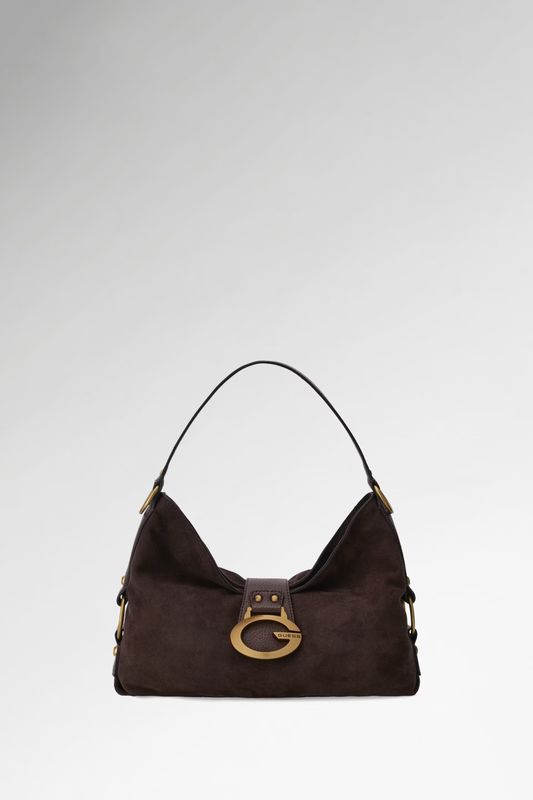 Guess Camden Grote Schoudertas bruin