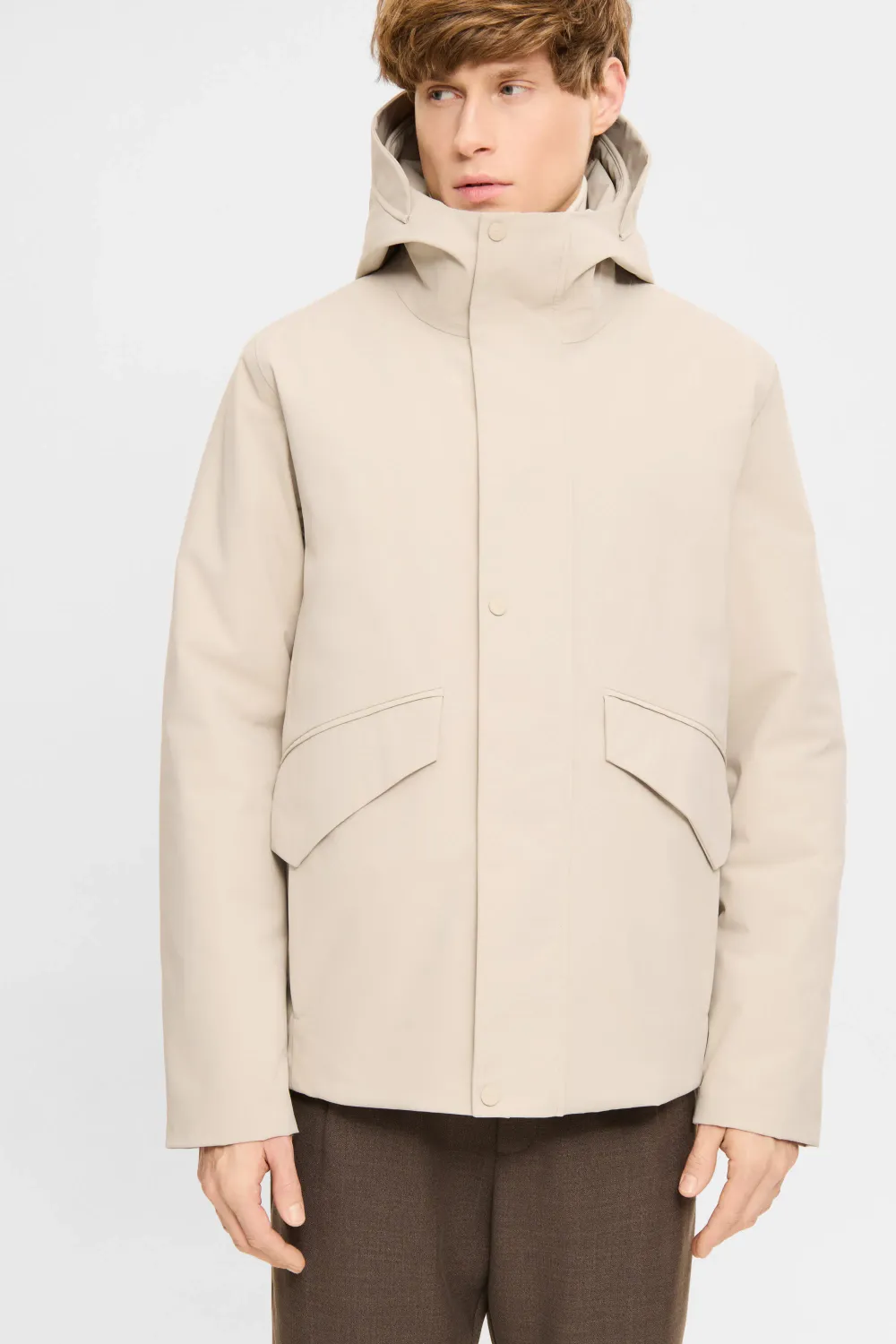Saint Steve Nouha Sand Beige Winterjas – Heren