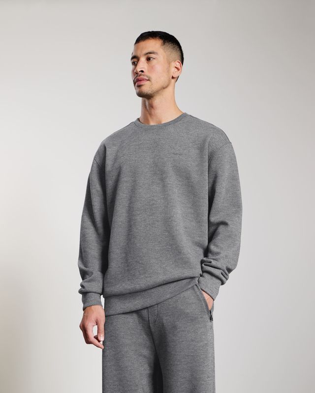 Aeden Teslo Sweater | Dark Grey Melange