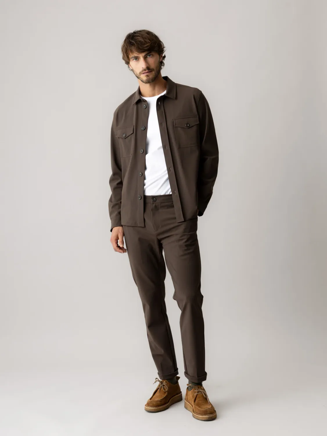 Hunt Traver Broek Regular fit  | Bruin