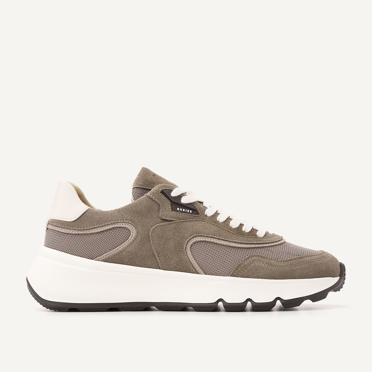 Nubikk Luca Noa Groene Suède Sneakers voor Heren