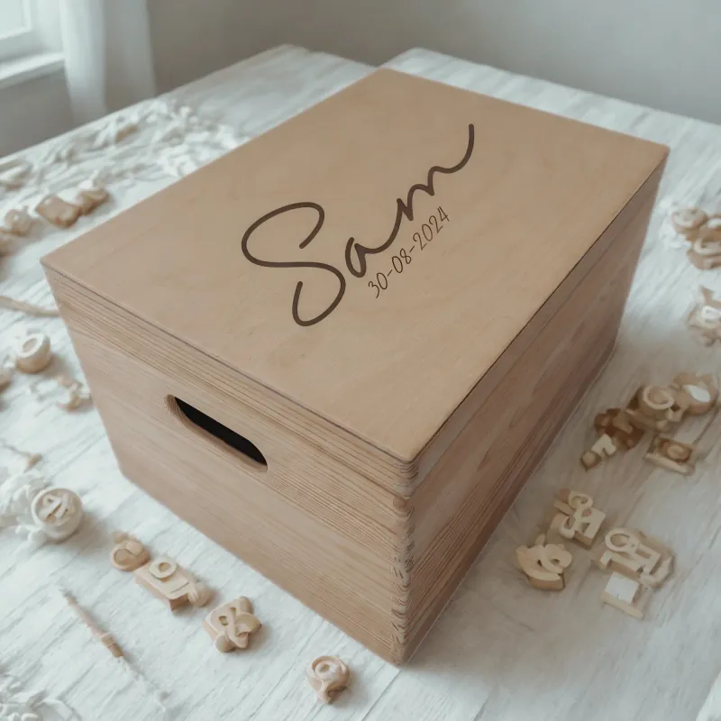 XL Houten Herinneringskist