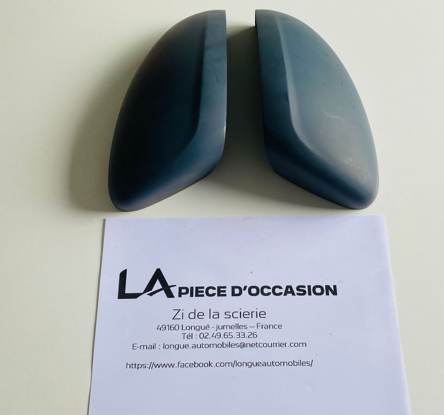 COQUES DE RETROVISEUR DROITE ET GAUCHE POUR PEUGEOT 308 - 12953130 DROIT + 12953120 GAUCHE