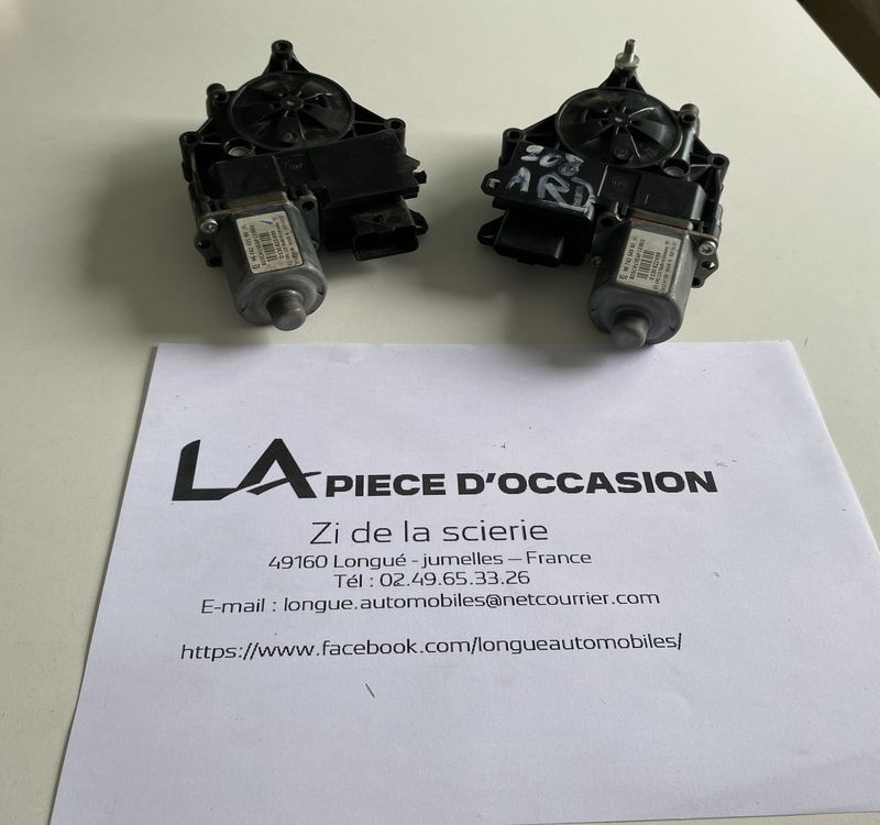 2 MOTEUR DE LEVE VITRE ARRIERE  DROITE ET GAUCHE POUR PEUGEOT 208 - 9674255180 GAUCHE + 9674254980  DROITE