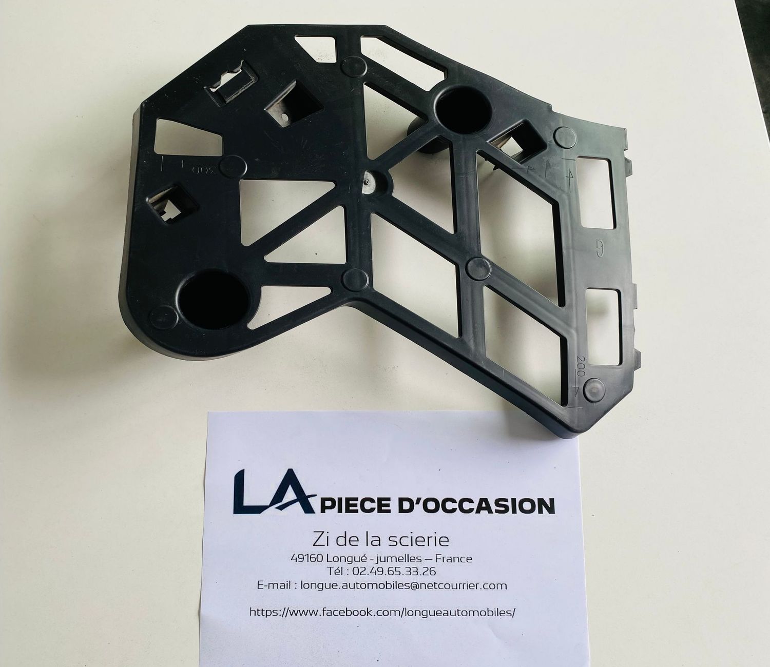 SUPPORT DE MONTAGE DE PARE CHOCS AVANT PEUGEOT 308 - 9807410180