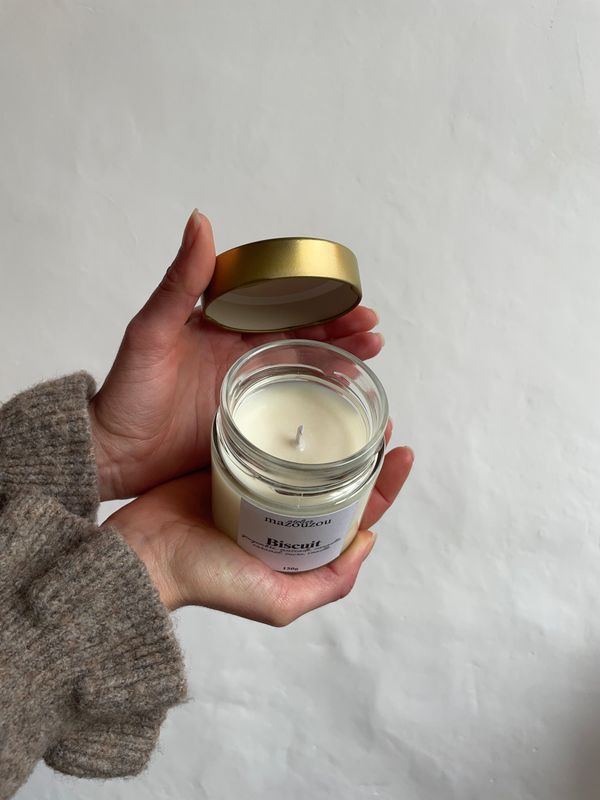 Bougie parfumée - Biscuit 150g
