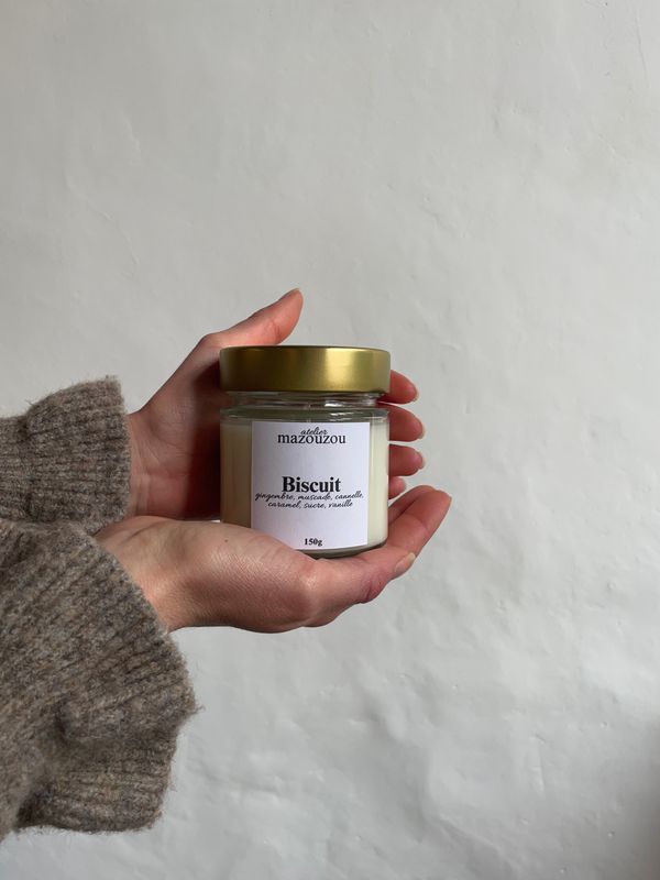 Bougie parfumée - Biscuit 150g