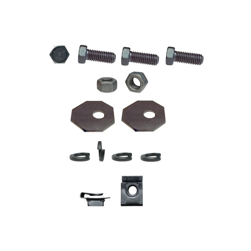 1966 Chevelle Front Bumper Brackets Hardware