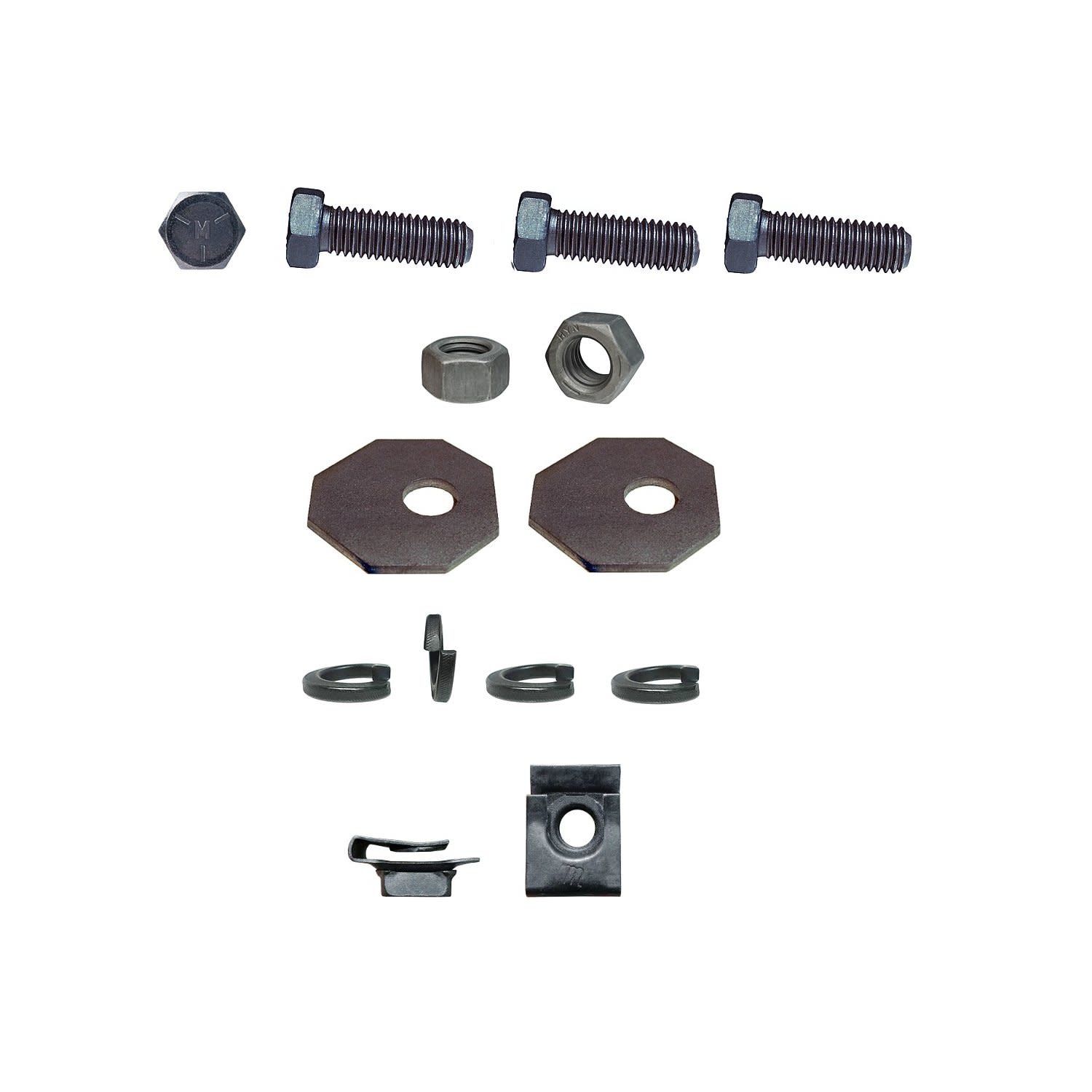 1967 Chevelle Front Bumper Bracket Hardware