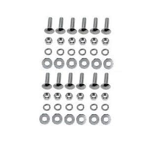 1970-72 Chevelle EL Camino Front &amp; Rear Bumper Bolt Kit - 48pc