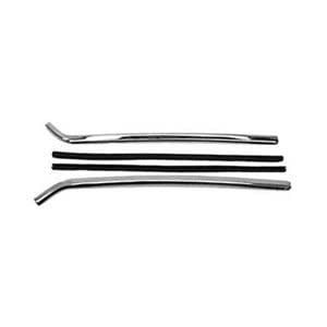 1967-69 Camaro Firebird Quarter Window Chrome Trim - Pair