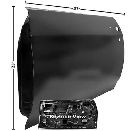 1970-72 Chevelle LH Door Shell