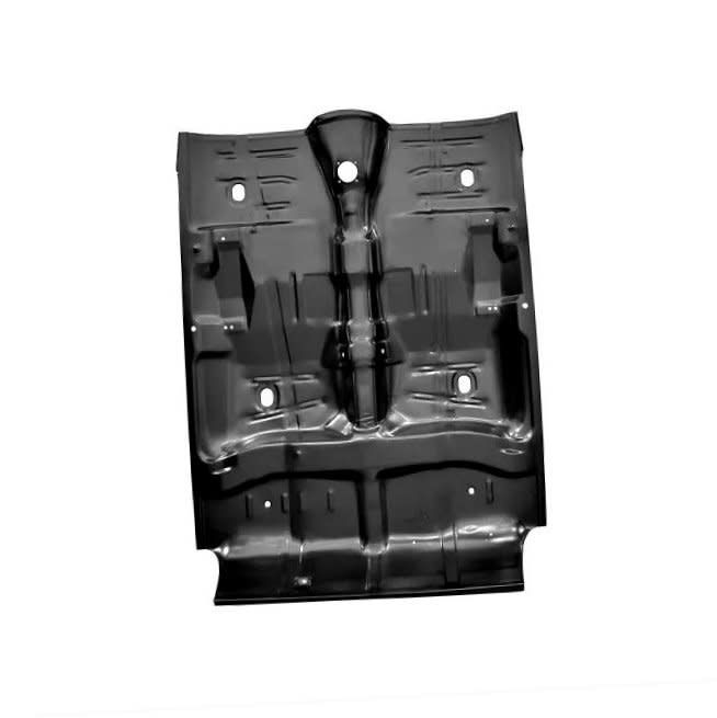 1964-67 Chevelle El Camino Complete Floor Pan w/ Under Rear Seat Pan with Braces &amp; Inner Rockers
