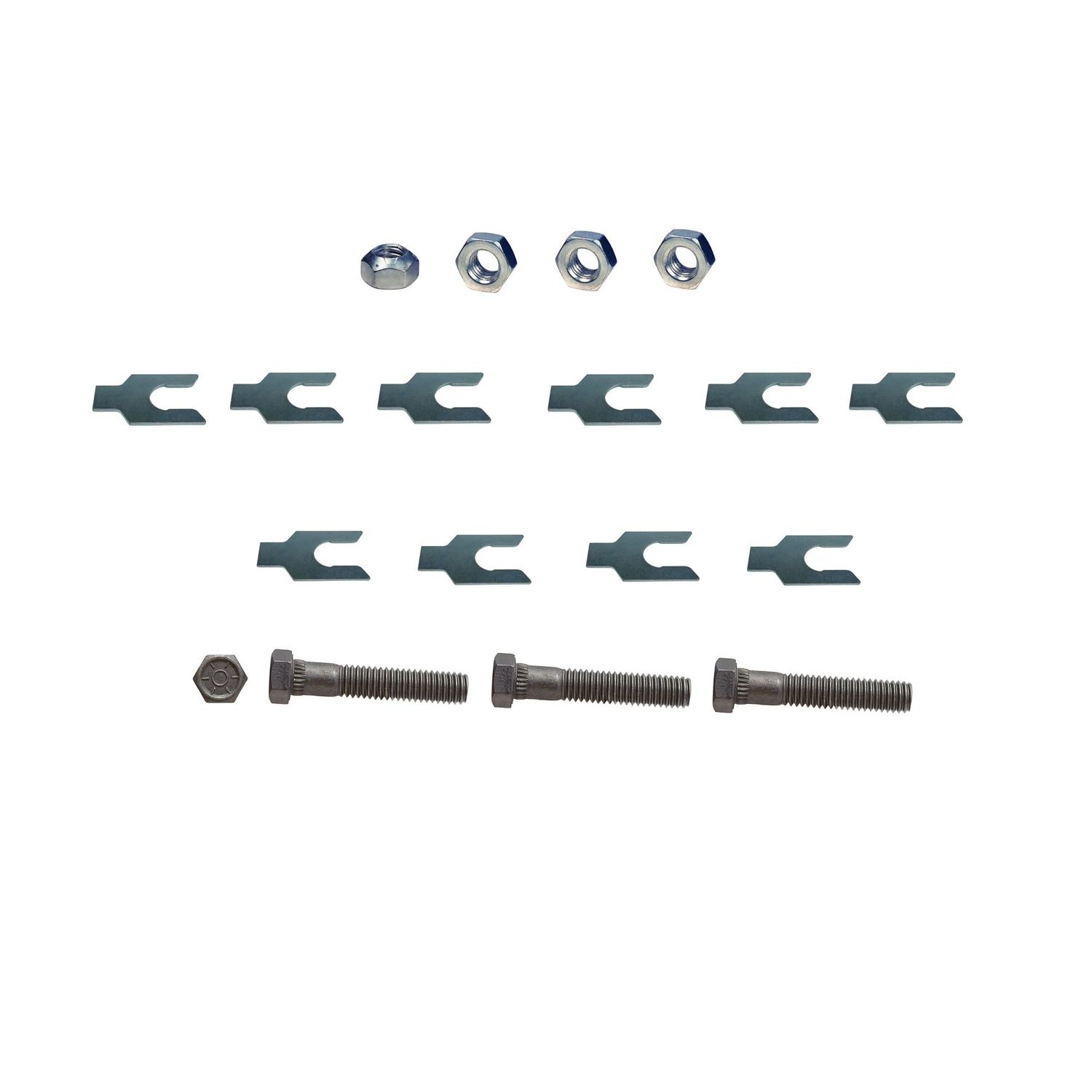 1967-81 Camaro Firebird, 64-72 Chevelle Upper Control Arm Bolts &amp; Nut Kit (18-Pc Kit) - Black