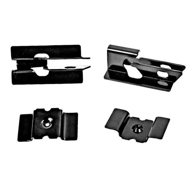 1964-72 Chevelle Under Rear Seat Brackets 4 Pc Kit