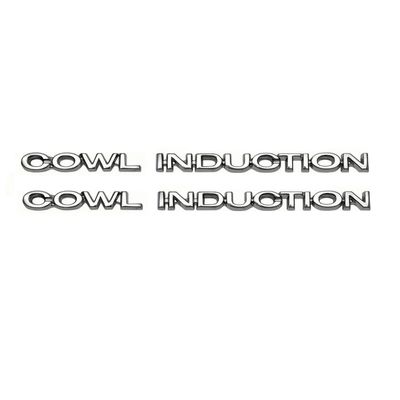 Cowl Induction Hood Emblems - 4-pc Kit