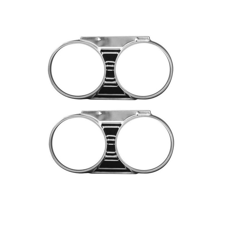 1966 Chevelle Headlight Bezels -Pair