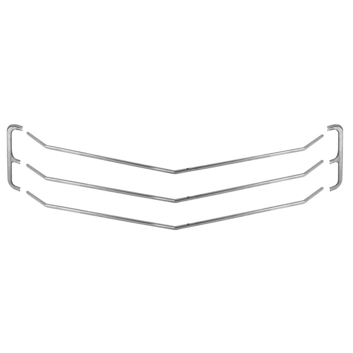 1971 Chevelle Stainless Grille Trim 5-Piece Kit