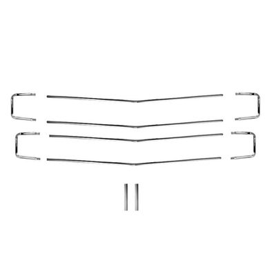 1970 Chevelle Standard  &amp; SS Grille Stainless Trim 10-Piece Kit