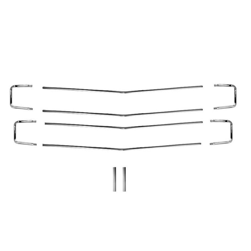 1970 Chevelle Standard  &amp; SS Grille Stainless Trim 10-Piece Kit