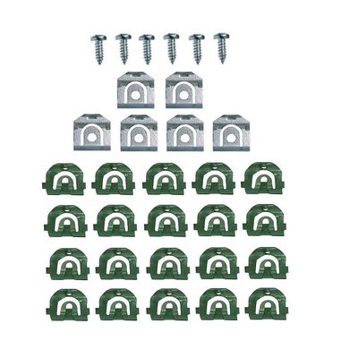 1968-72 Chevelle Convertible Front Windshield Clip Kit - 32-Pieces