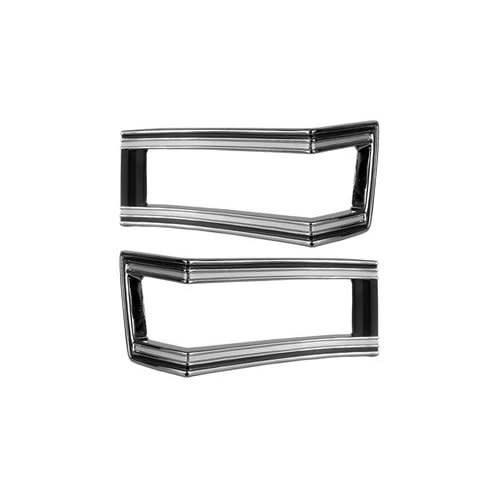 1968 Chevelle Tail Light Bezel -LH &amp; RH Pair