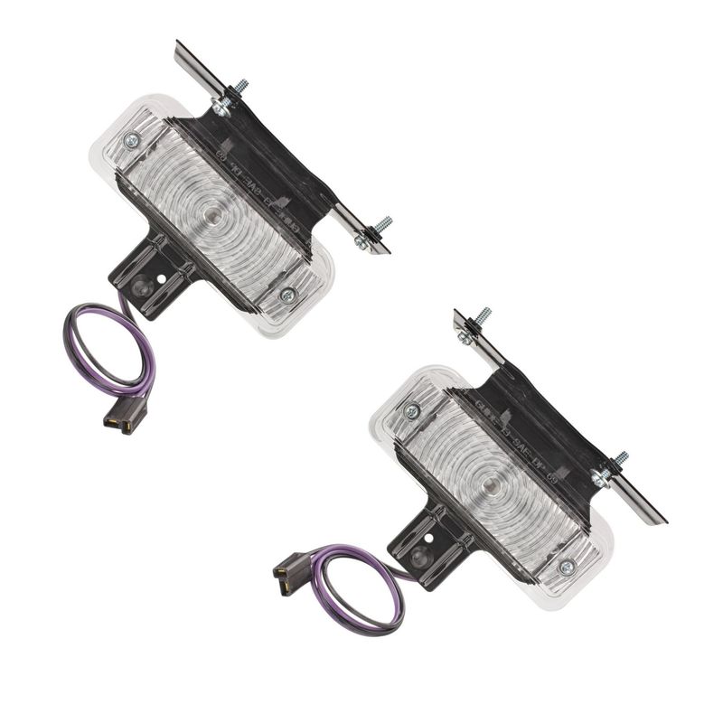 1969 Chevelle (Non-SS) Park Light Lens Assembly, Pair